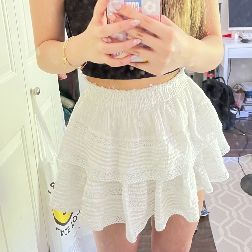 Aerie rock n ruffle skirt